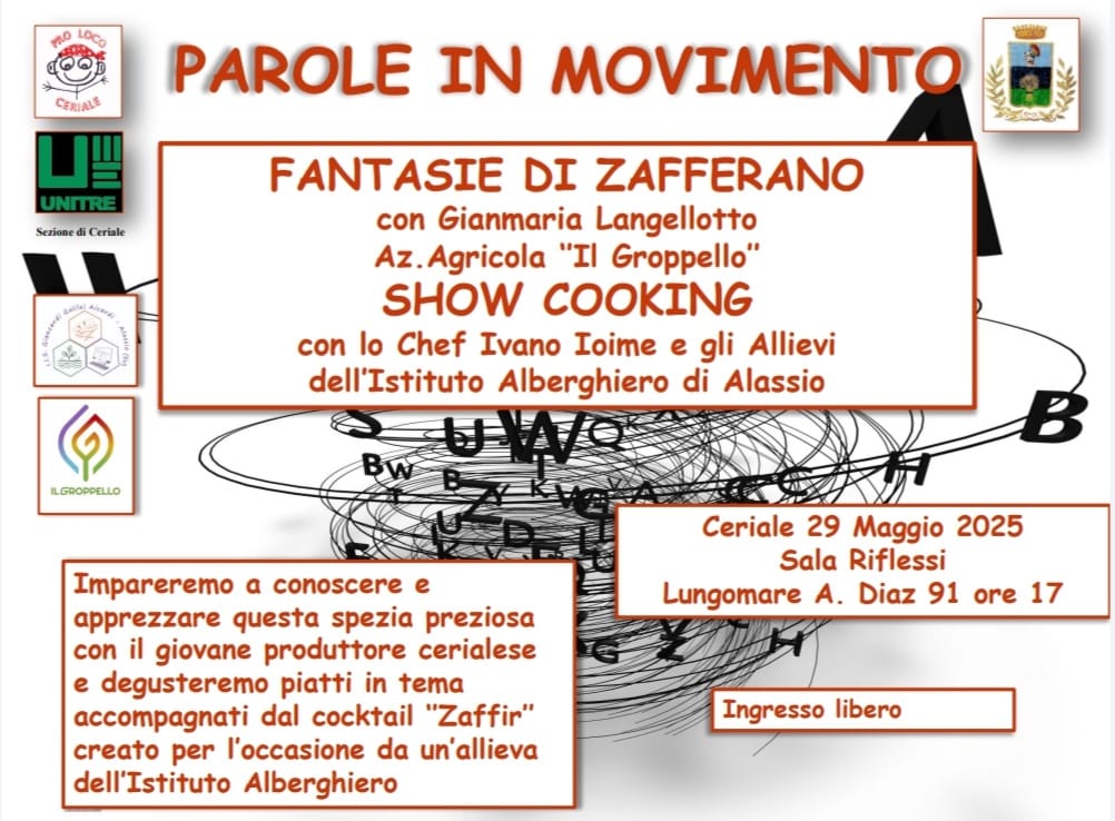 LOCANDINA FANTASIE DI ZAFFERANO